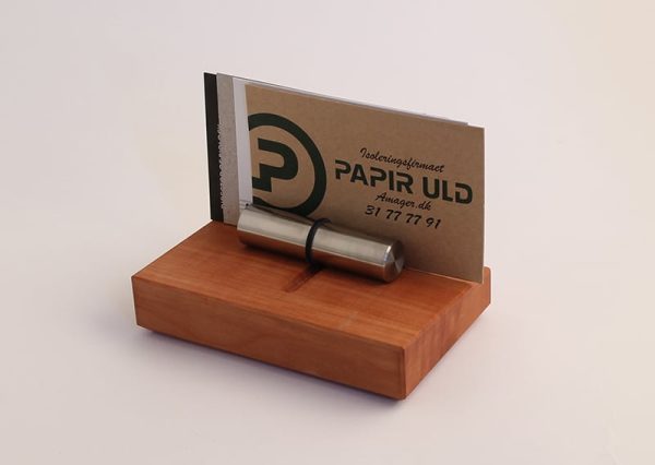 Business card holder in sustainable wood