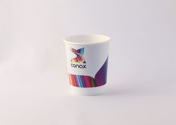 Sustainable paper cup with logo printing