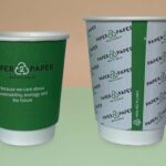 miljøvenlige plastikfri dobbeltvæggede papkrus
