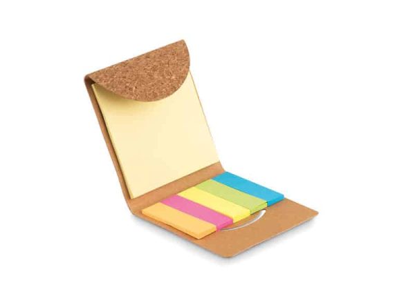 Sustainable memoblok with cork cover