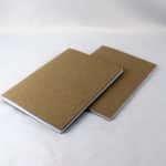 Bæredygtig notesbog A5 i natur genbrugspapir