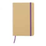 Bæredygtig notesbog i genbrugspap med elastiklukning