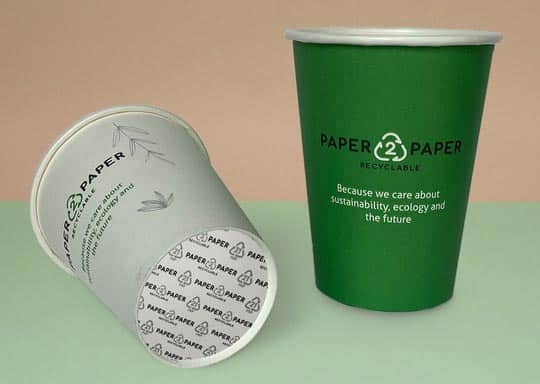 miljøvenlig plastikfri-enkeltvæggede-papkrus