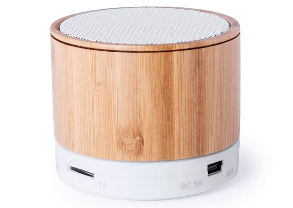 Bluetooth speaker made from sustainable bamboo