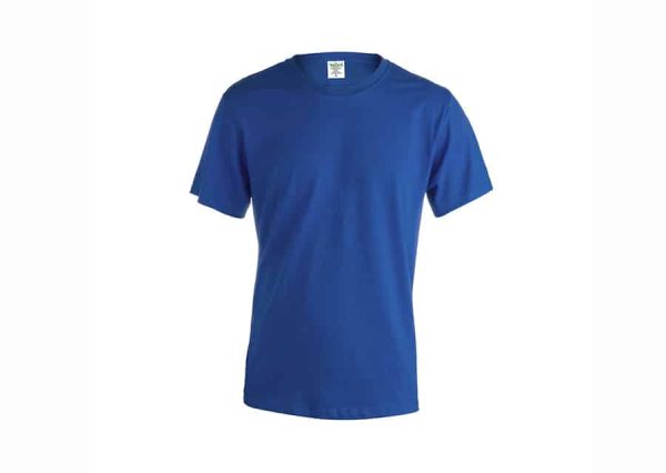 bæredygtig t-shirt økologisk bomuld-blå