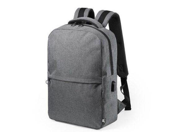 Environmentally friendly backpack recycled with mobile charging function