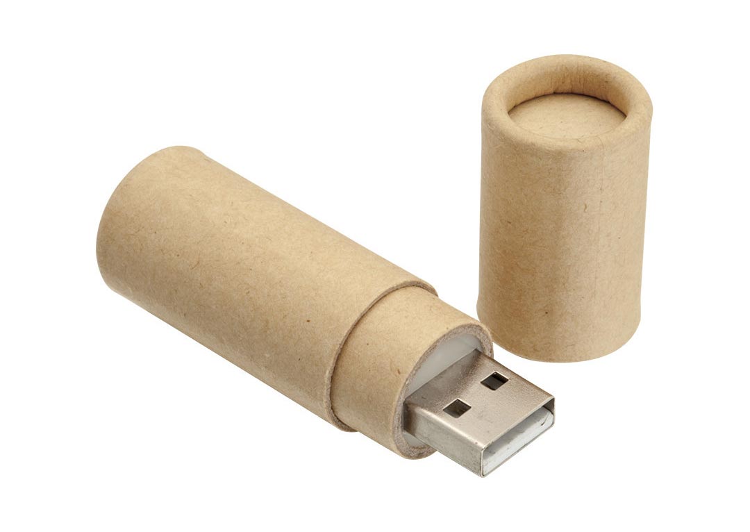 Miljøvenlig USB flash drive i bambus og stål 16GB
