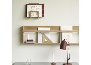 Sustainable magazine holder made from FSC certified oak