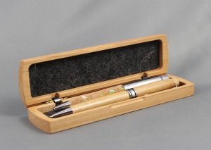 Pen case made from environmentally friendly cherry wood
