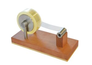 tape dispenser made from European maple and pear wood