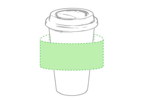 To go mug made from 100% biodegradable bioplastic