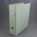 Letter binder made from sustainable FSC certified recycled cardboard - mint