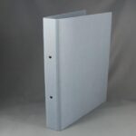 Ring binder made from environmentally friendly FSC certified recycled cardboard - dust blue