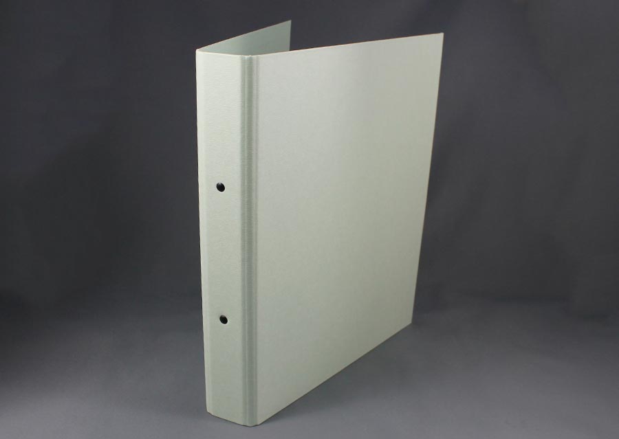 Ring binder made from environmentally friendly FSC certified recycled cardboard - mint