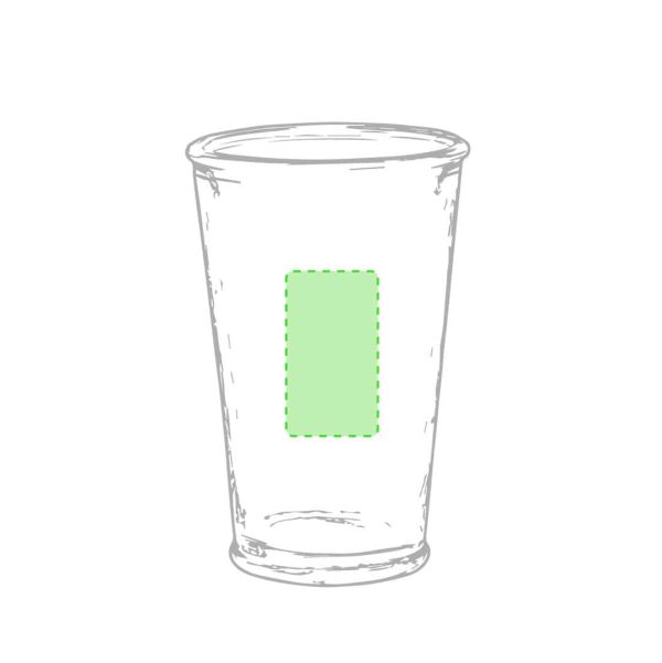 drikkeglas genanvendt glas 300 ml-trykområde 2