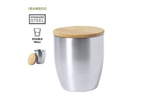 Bæredygtigt termokrus 280 ml med bambuslåg