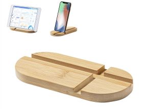 bæredygtig mobil og tabletholder bambus