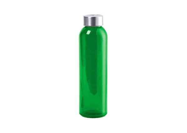 miljøvenlig glasflaske m låg grøn