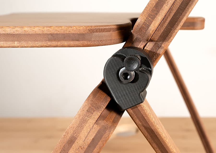 Kompakt hæve-sænkebord 100% bambus Grønt Kontor