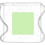 bæredygtig gymnastikpose genanvendt bomuld-tryk