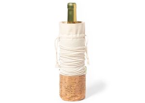 Miljøvenlig vinpose i økologisk bomuld og kork
