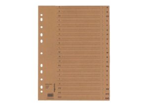 Miljøvenlige recycled faneblade A4 150g genbrugspapir