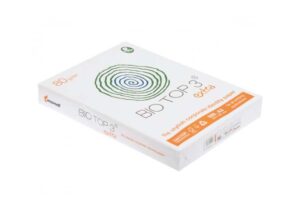 Biotop 3 klorfrit A3 papir. FSC- og Ecolabel certificeretcertificeret. Fremstillet i EU
