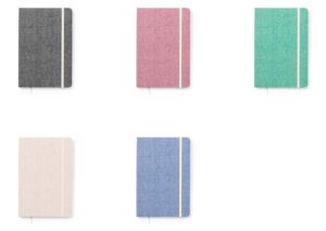 Notesbog A5 hardcover i genanvendt bomuld